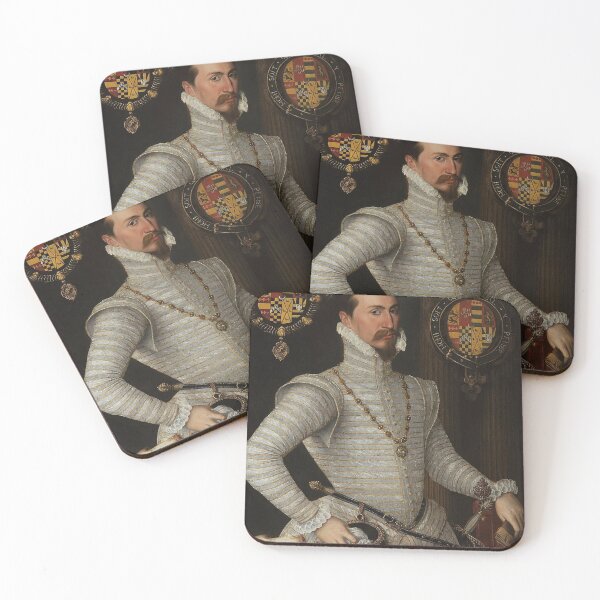 Item preview, Robert Dudley Leicester Royal vintage painting designed and sold by Vintage Designs +.