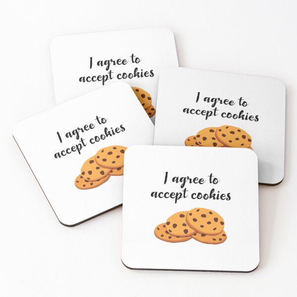 Artikelvorschau, Ich bin damit einverstanden, Cookies zu akzeptieren - Humor für Cookie-Liebhaber entworfen und verkauft von EstelleStar.