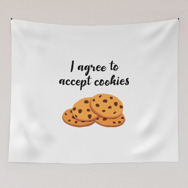 Item preview, I agree to Accept Cookies - Humor for Cookie Lovers designed and sold by EstelleStar.