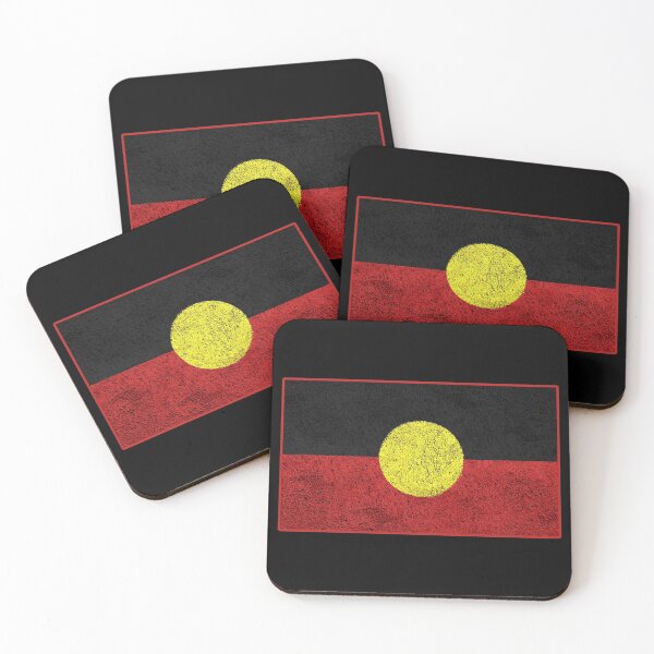 Item preview, Aboriginal Distressed Flag designed and sold by GuessDesigns.