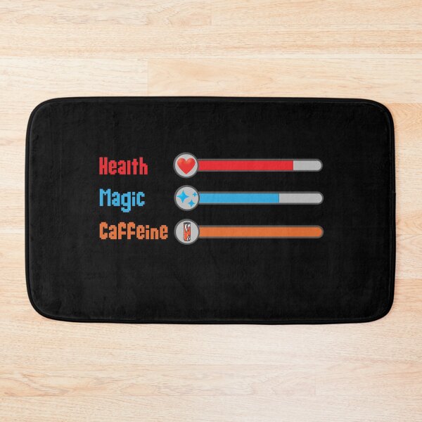 Item preview, Health Magic Caffeine Status Bar designed and sold by AdventurePrints.
