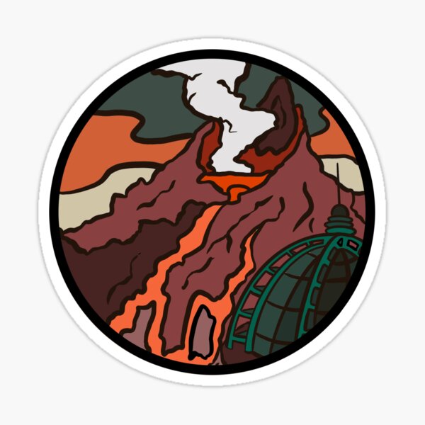 Mysterious Island Sticker