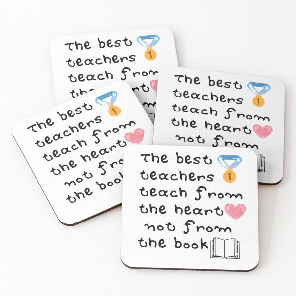 Item preview, The best teachers teach from the heart not from the book designed and sold by To-the-T.