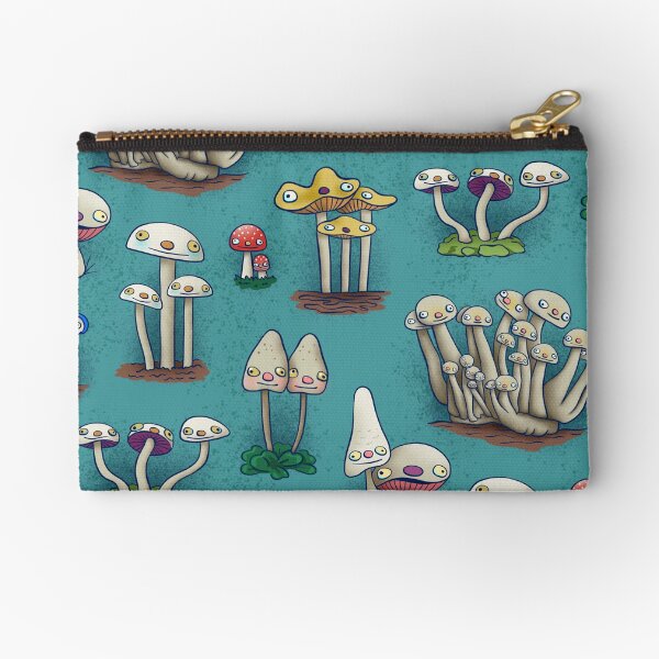 Mushies in Mushville Zipper Pouch