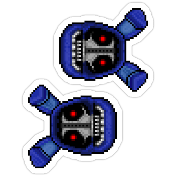 Adventure Withered Bonnie Fnaf World Pixel Art Stickers By Geeksomniac Redbubble 0186