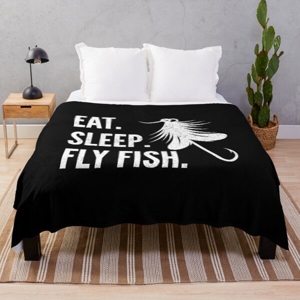 Item preview, Eat Sleep Fly Fish - Vintage Fly Fishing Design designed and sold by EstelleStar.