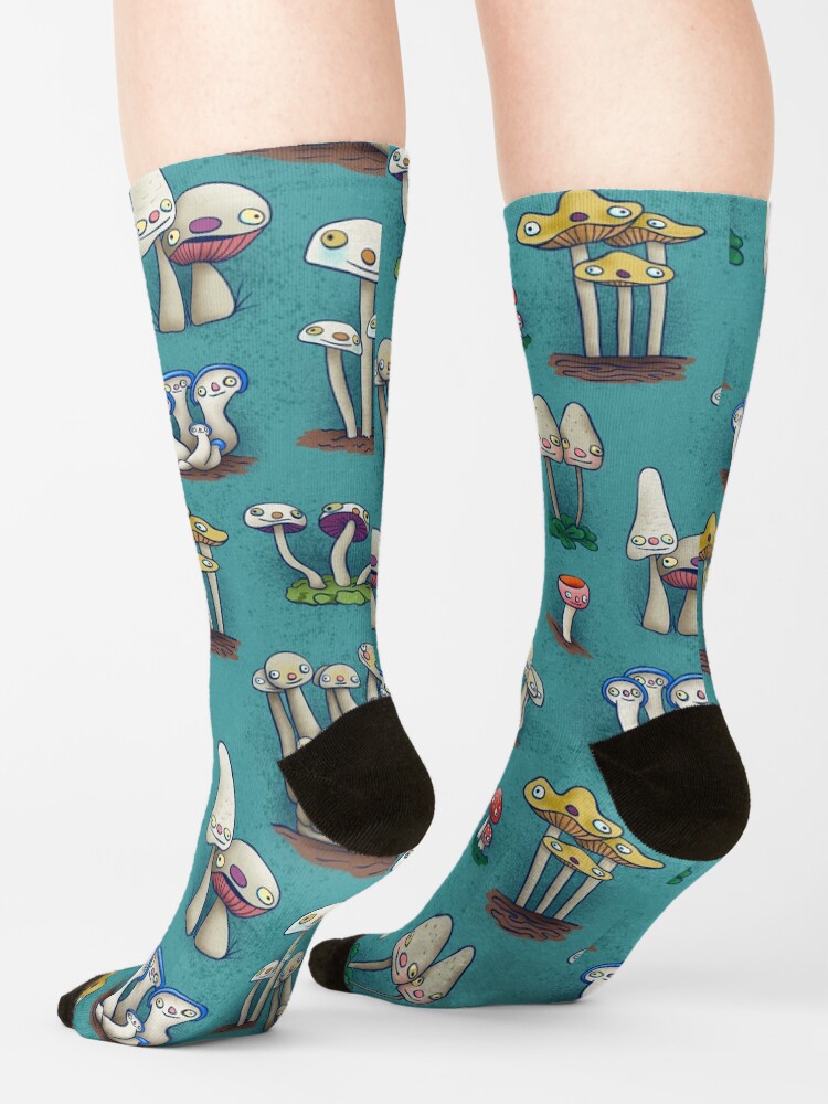 Alternate view of Mushies in Mushville Socks
