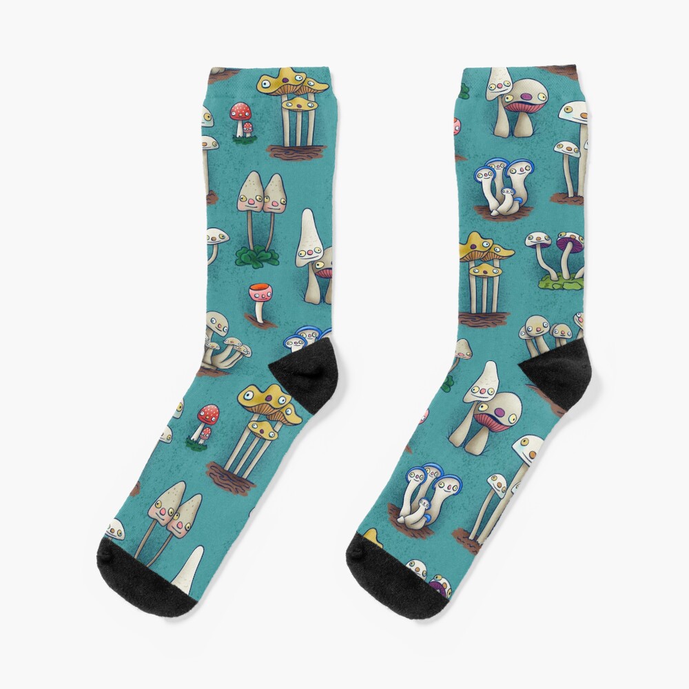 Mushies in Mushville Socks