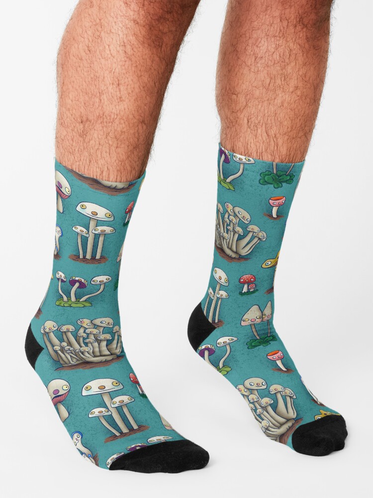 Alternate view of Mushies in Mushville Socks