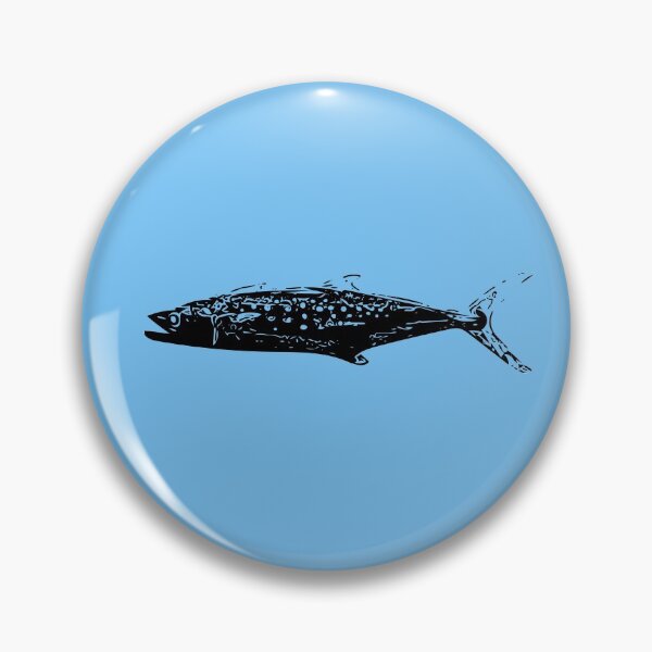 Item preview, Spanish Mackerel Black Print designed and sold by designsasstultd.