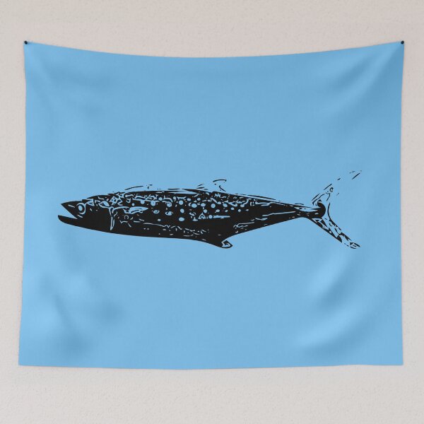 Item preview, Spanish Mackerel Black Print  designed and sold by designsasstultd.