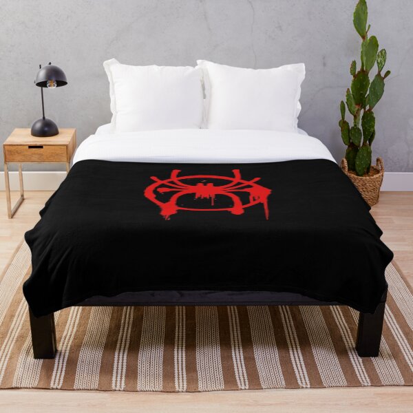 miles morales logo Throw Blanket