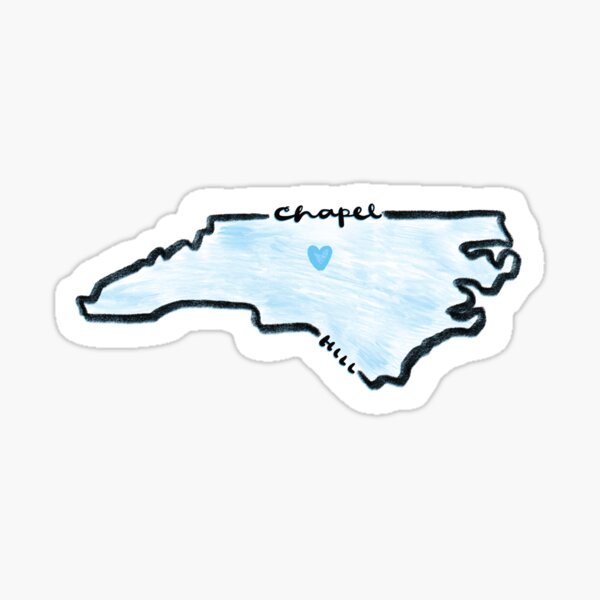 Chapel Hill Stickers - CafePress