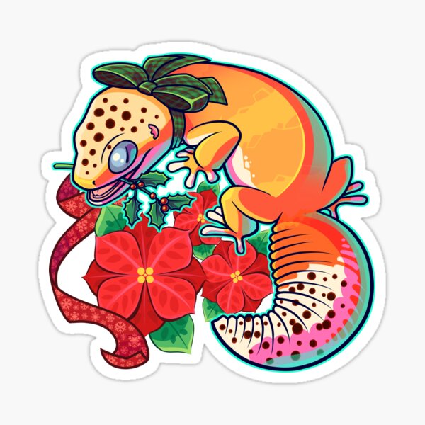 Holly Gecko Sticker