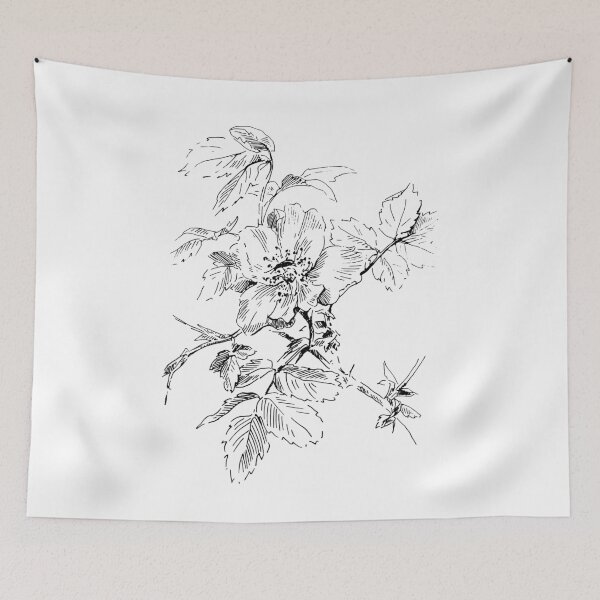 Item preview, Wild rose and beetle designed and sold by Telion-Gall.