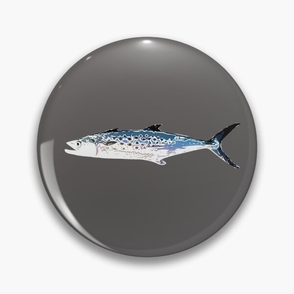 Item preview, Spanish Mackerel White Alternate Print  designed and sold by designsasstultd.