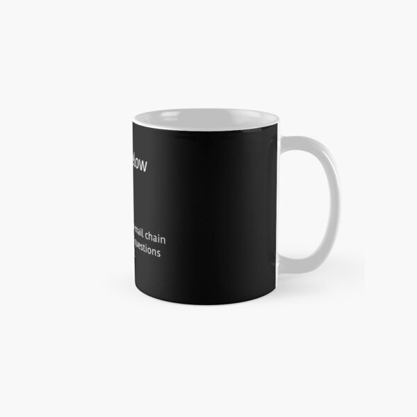 As stated below  - funny office humor Classic Mug