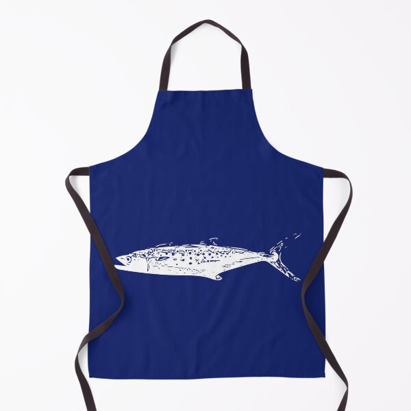 Item preview, Spanish Mackerel White Print designed and sold by designsasstultd.