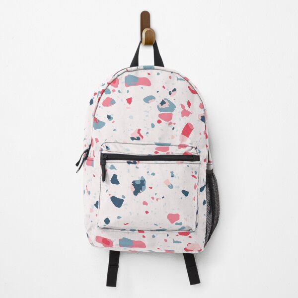 Item preview, Terrazzo // modern blush pink, rose, red, blue, turquoise design designed and sold by NordicSommer.