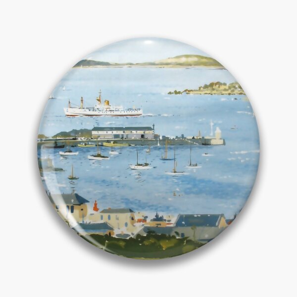 Item preview, The Isles of Scilly retro poster designed and sold by CorasPosters.