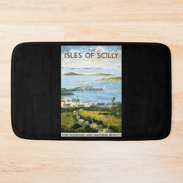 Item preview, The Isles of Scilly retro poster designed and sold by CorasPosters.