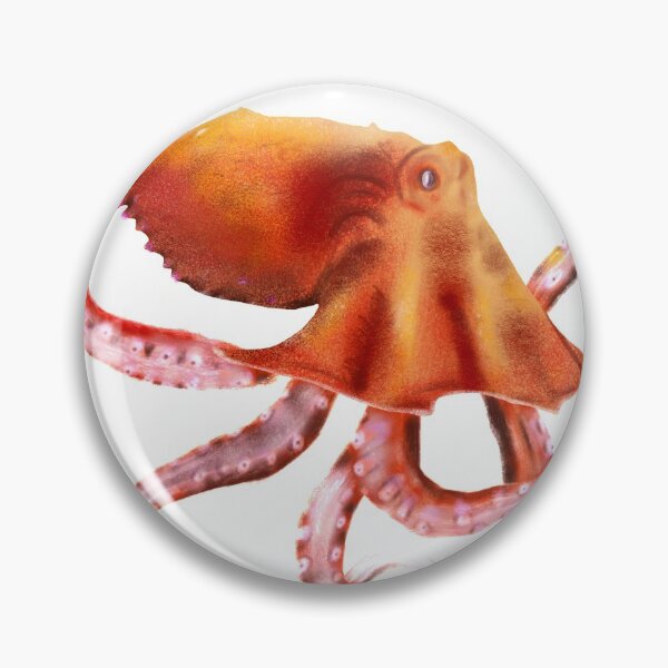 Item preview, Hand Drawn Octopus - Marine Life Animal Design  designed and sold by FunkyDragon.