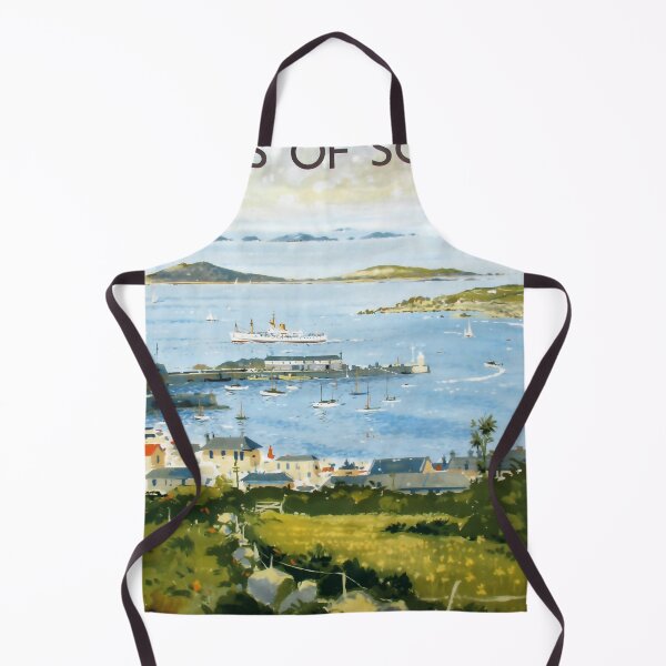 Item preview, The Isles of Scilly retro poster designed and sold by CorasPosters.