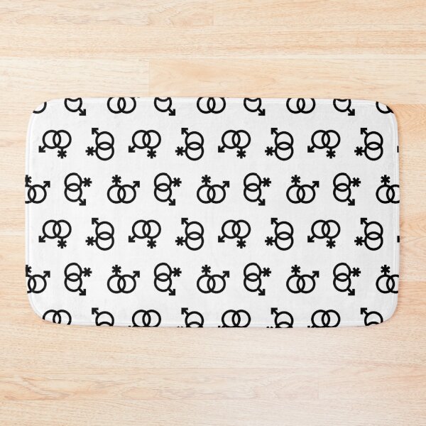 Item preview, nblm/mlnb, interlocking symbols in black designed and sold by Skyler Orion X.