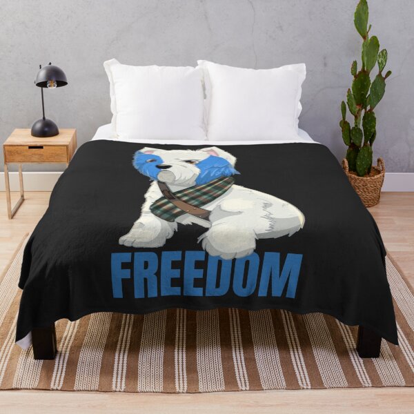 Item preview, Freedom, scottish dog westie as William Wallace designed and sold by Sofia Dimitriadou.