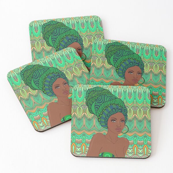 Item preview,  African Princess Tribal Green designed and sold by LaceRenee.