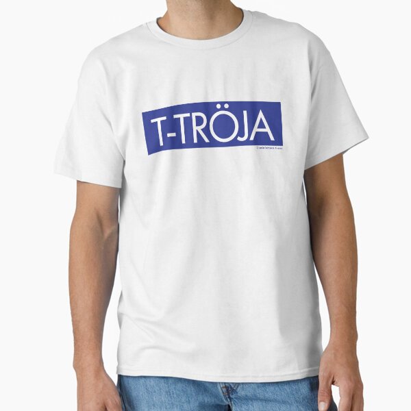 Item preview, T-Tröja /T-shirt Blåvitt designed and sold by howlingthunder.