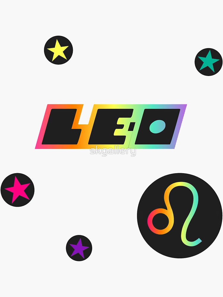 Leo Sticker Pack Sticker For Sale By Skgallery Redbubble