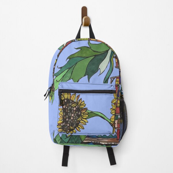 Item preview, Sunflowers and Stacked Houses designed and sold by rtbrassard.