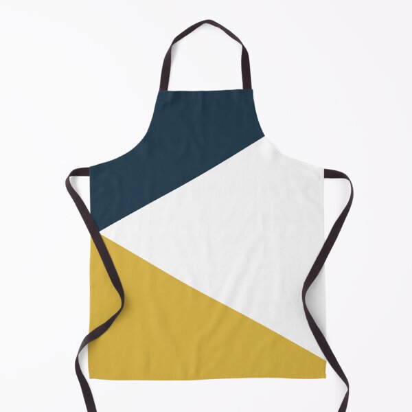 Item preview, Angled Color Block in Navy Blue, Light Mustard Yellow, and White designed and sold by kierkegaard.