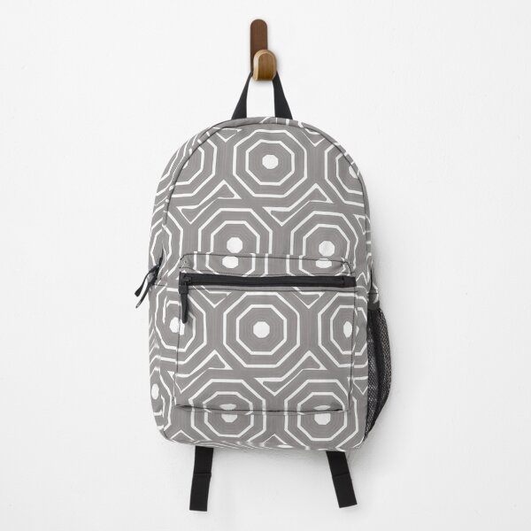 Item preview, Gray Abstract Octagona Pattern Print designed and sold by MCMXCV-PROJECT.