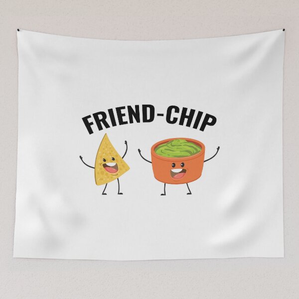 Item preview, Guac Guacamole and Chips - Friend-Chip designed and sold by EstelleStar.