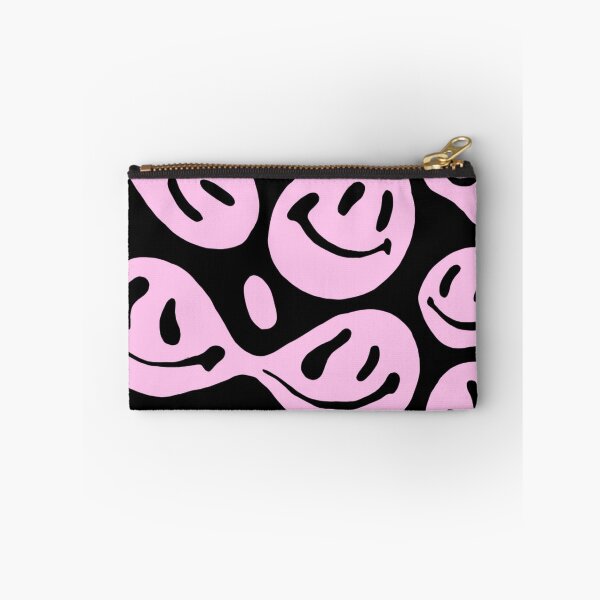 Item preview, pink distorted smiley faces designed and sold by chloe j.