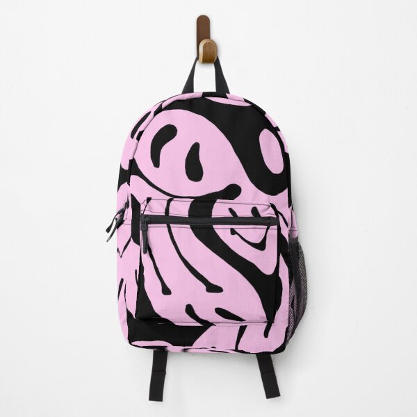 Item preview, pink distorted smiley faces designed and sold by chloe j.