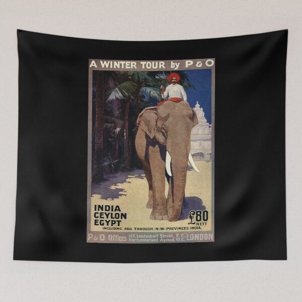 Artikelvorschau, A Winter Tour retro poster entworfen und verkauft von CorasPosters.