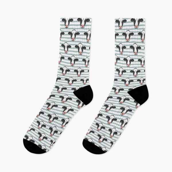 Item preview, Holstein Friesian cows - blue stripes designed and sold by littlearrow.