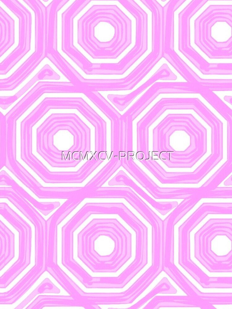 Thumbnail 5 of 5, iPhone Case, Pink Abstract Octagona Pattern Print designed and sold by MCMXCV-PROJECT.