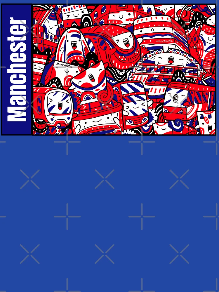 Imagen 6 de 6, Sudadera con capucha y cremallera con la obra Manchester, diseñada y vendida por by-RK.