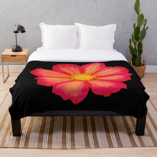 Item preview, red flower art designed and sold by daniellegeelen.