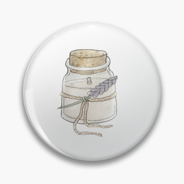 Item preview, Fairy Candle in a Corked Jar Illustration in Watercolor designed and sold by Regan Ralston.