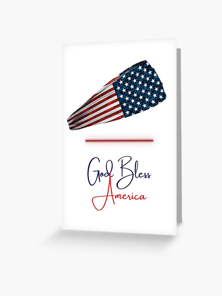 Stars and Stripes Greeting Card