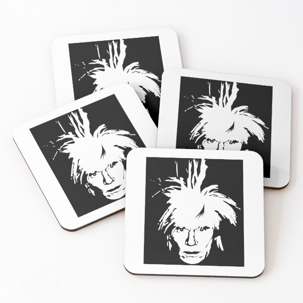 Artikelvorschau, Andy, Warhol, berühmt, Person, Gesicht, Berühmtheit, Künstler, Maler, Sechziger, 60er Jahre, Retro, Kunst, Design, entworfen und verkauft von Michelle Dee Designs.