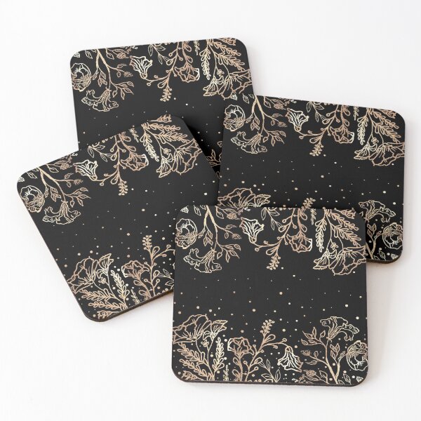 Item preview, gold flowers  designed and sold by greeneyedigital.
