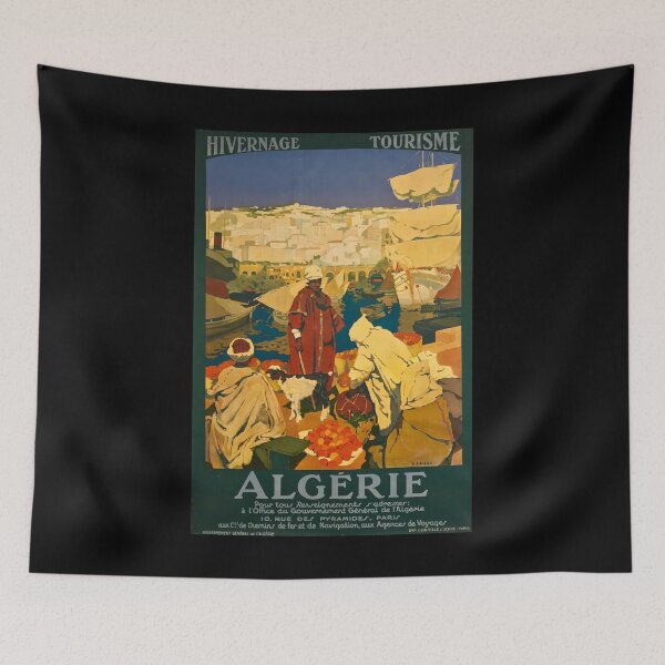 Item preview, Algerie retro poster designed and sold by CorasPosters.