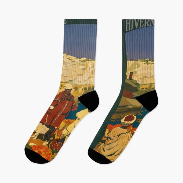 Item preview, Algerie retro poster designed and sold by CorasPosters.