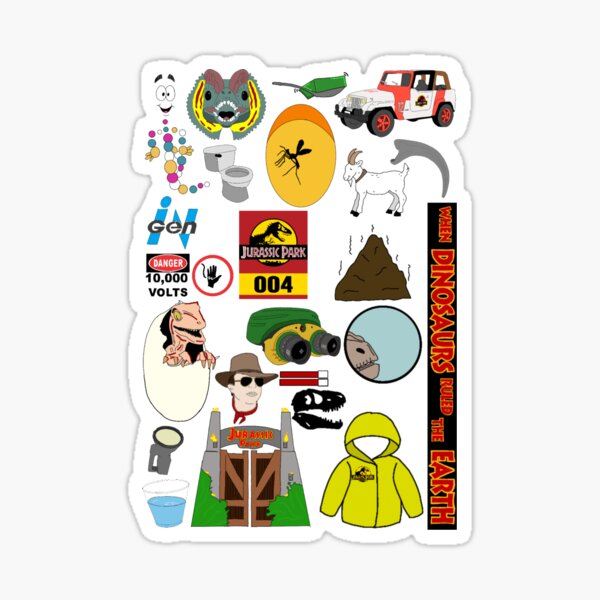 Sticker set Jurassic World